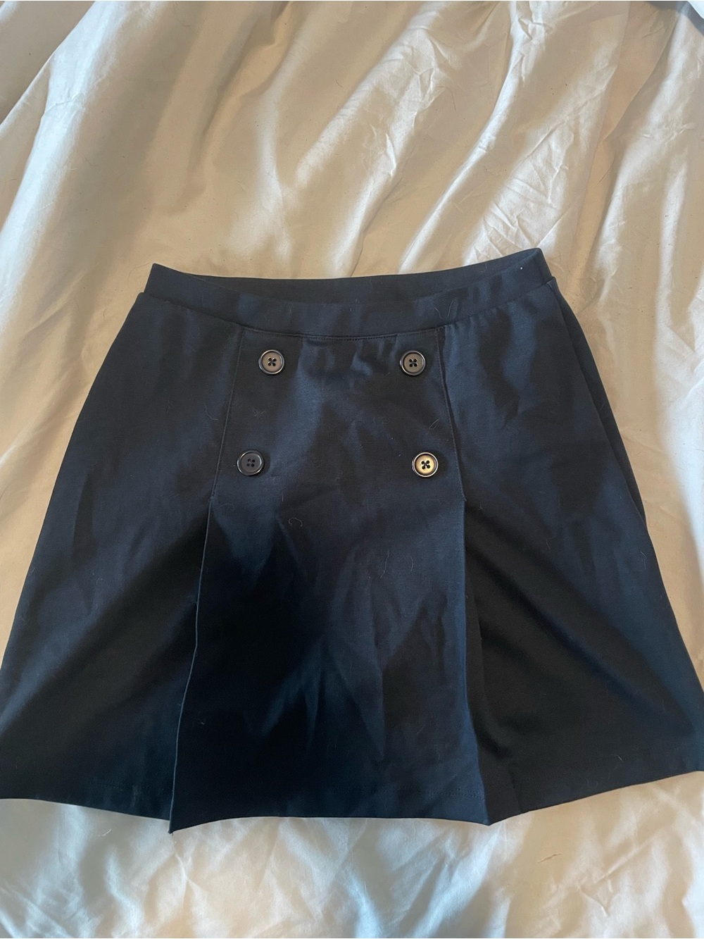 Navy Land Ends Mini Skirt